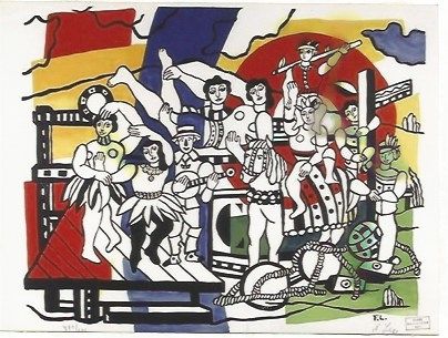 Lithographie Leger - The Parade