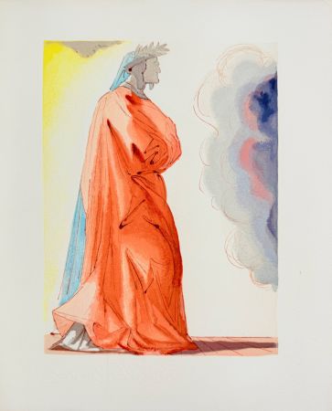 Holzschnitt Dali - The Paradise, Canto 1 - Dante
