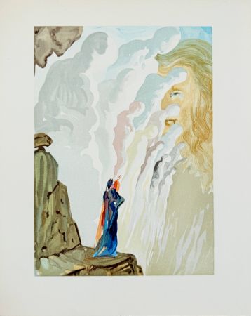 Holzschnitt Dali - The Purgatory, Canto 12 - The Beauty of Sculptures