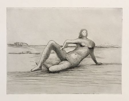 Stich Moore - The Reclining Figure (Plate 4)