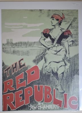 Lithographie Chambers - The Red Republic