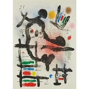 Lithographie Miró - The Slingshot Bird