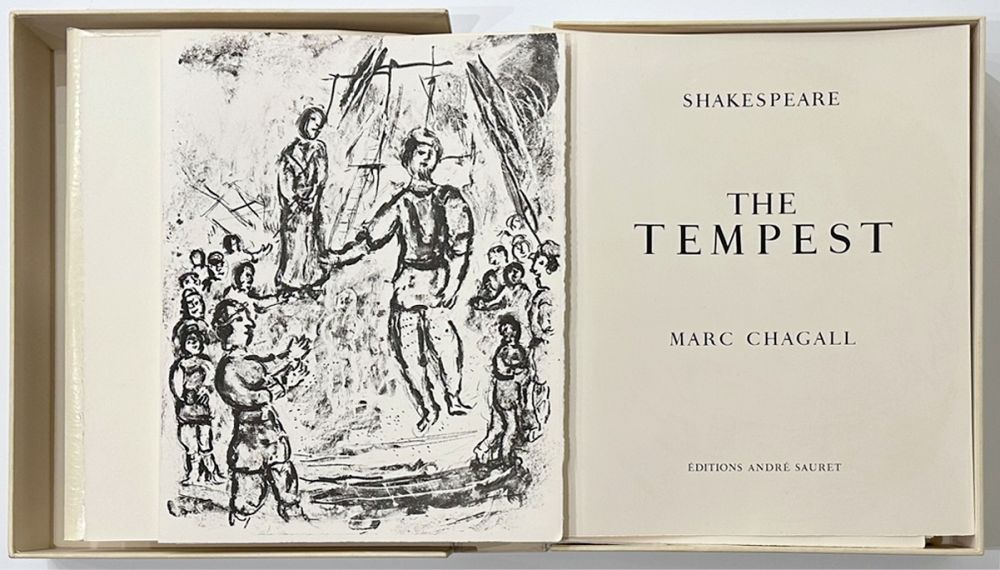 Illustriertes Buch Chagall - The Tempest