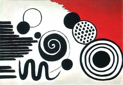 Lithographie Calder - The way to the word