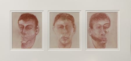 Lithographie Bacon - Three studies for a portrait of John Edwards