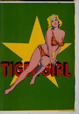 Lithographie Ramos - Tiger Girl, 1964 - Hand-signed!