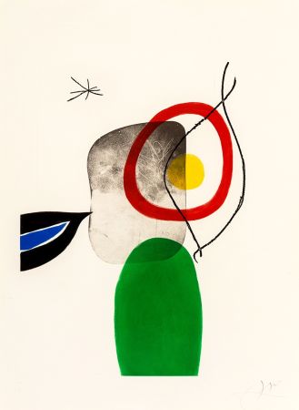 Radierung Und Aquatinta Miró - Tir à l'arc