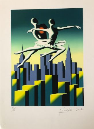 Siebdruck Kostabi - Top Floor Terpsichore 