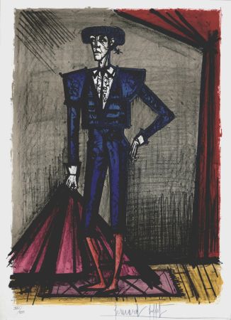 Lithographie Buffet - Torero, 1966 - Hand-signed!