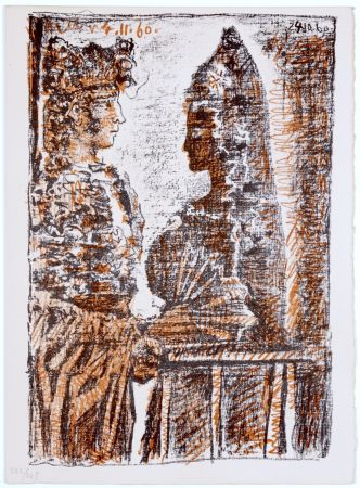 Aquatinta Picasso - Torero and Señorita
