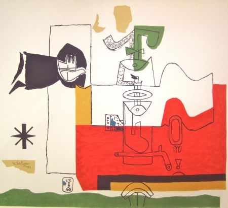 Lithographie Le Corbusier - Totem