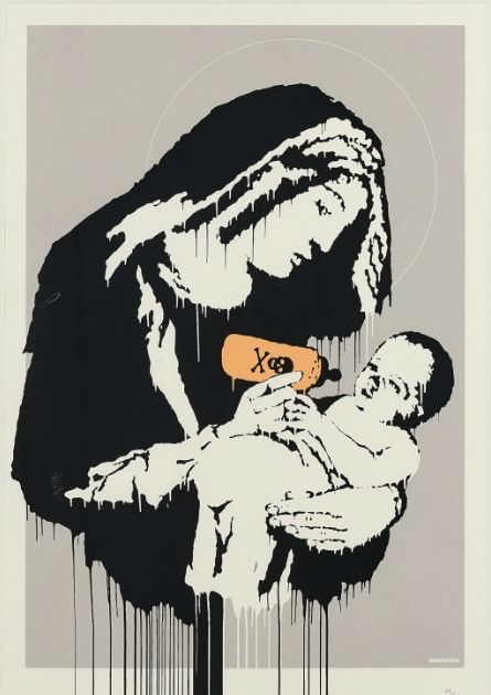 Siebdruck Banksy - Toxic Mary