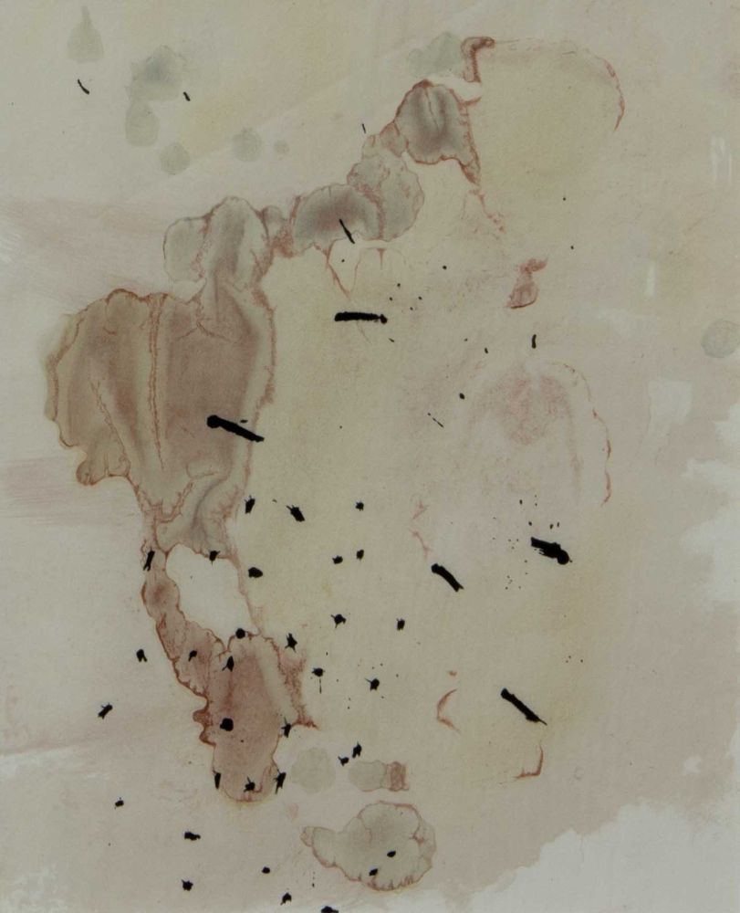 Lithographie Miró - TRACE SUR L'EAU