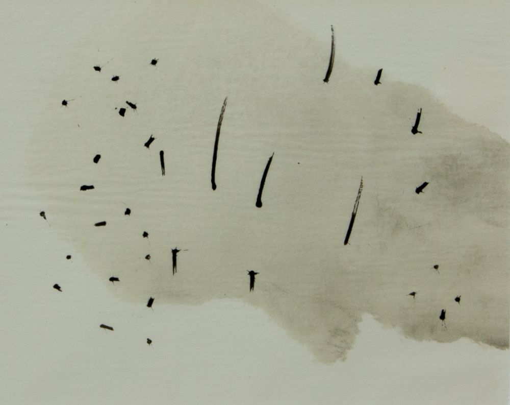 Lithographie Miró - TRACE SUR L'EAU
