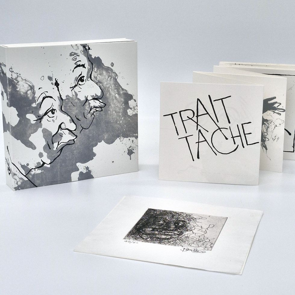 Illustriertes Buch Blanchard - TRAIT TACHE / Coffret + Gravure