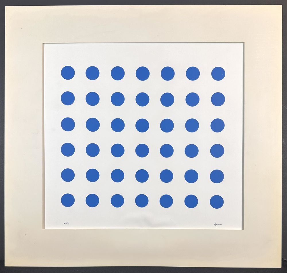 Lithographie Agam - Transformable Dialogue #1