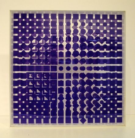 Siebdruck Vasarely - Transparences: Tsillag