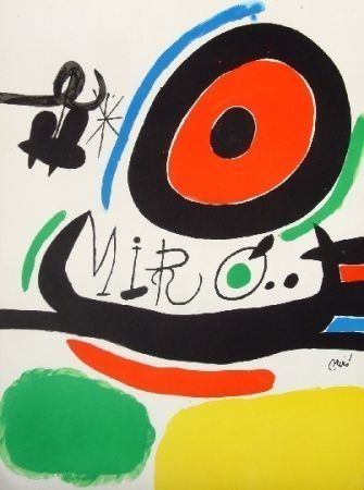 Lithographie Miró - Tres libres