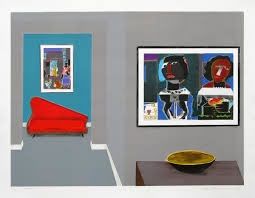 Lithographie Nhlengethwa - Tribute to Romare Bearden