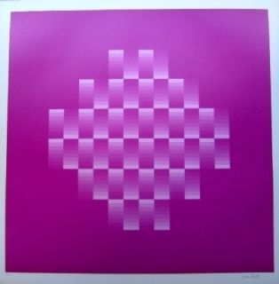 Lithographie Bird - Tribute to vasarely 10