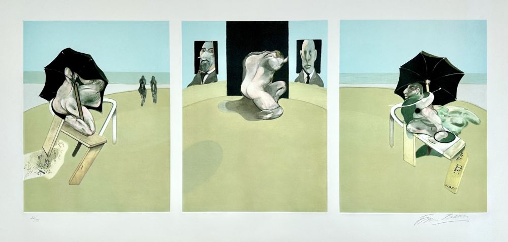 Radierung Und Aquatinta Bacon - Triptych 1974-1977