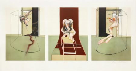 Lithographie Bacon - Triptych Inspired by Oresteia of Aeschylus (s.9503)