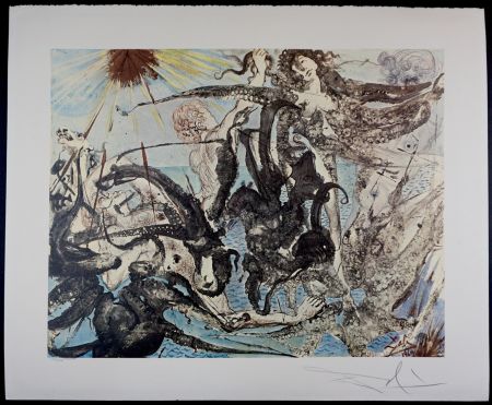 Lithographie Dali - Triumph of The Sea