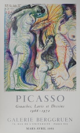 Illustriertes Buch Picasso - Trois nus à la toilette