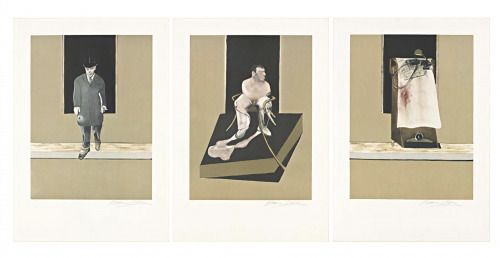 Radierung Und Aquatinta Bacon - Tryptych