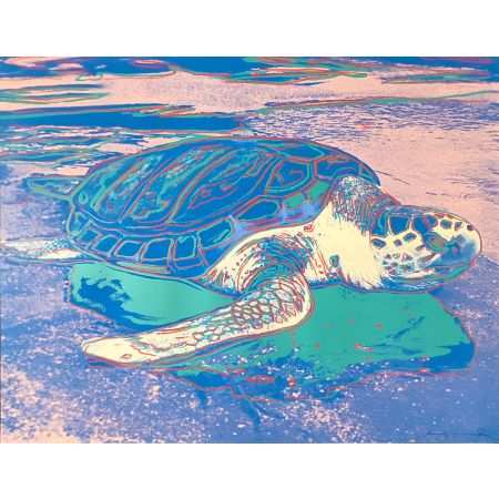 Siebdruck Warhol - Turtle