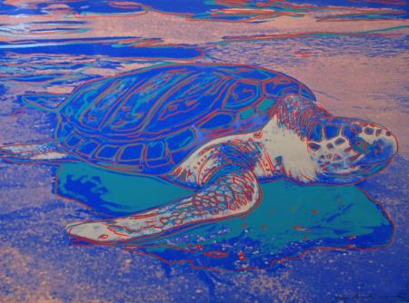 Siebdruck Warhol - Turtle 