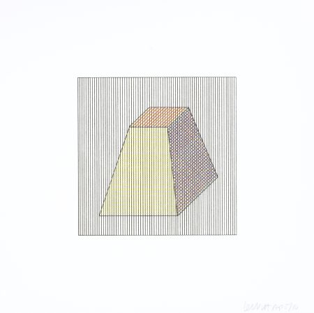 Siebdruck Lewitt - Twelve Forms Derived From a Cube 05