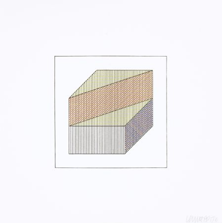 Siebdruck Lewitt - Twelve Forms Derived From a Cube 07