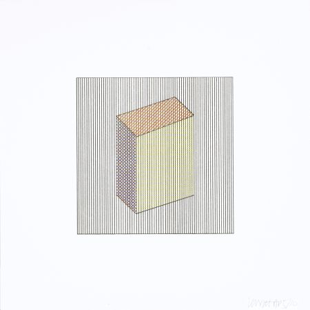 Siebdruck Lewitt - Twelve Forms Derived From a Cube 17