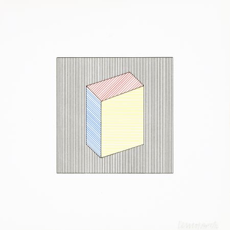 Siebdruck Lewitt - Twelve Forms Derived From a Cube 21