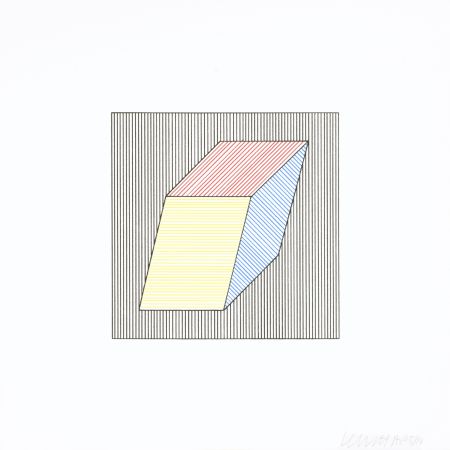 Siebdruck Lewitt - Twelve Forms Derived From a Cube 23