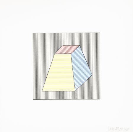 Siebdruck Lewitt - Twelve Forms Derived From a Cube 25