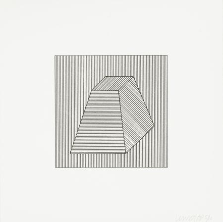 Siebdruck Lewitt - Twelve Forms Derived From a Cube 26