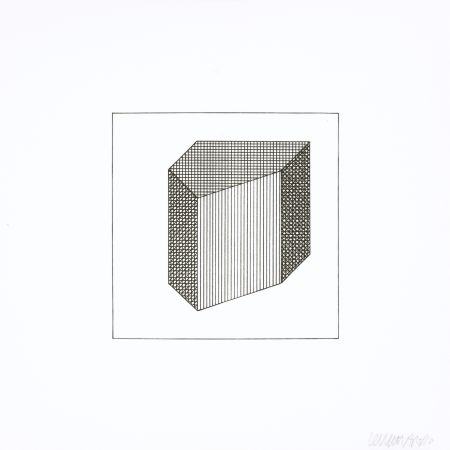 Siebdruck Lewitt - Twelve Forms Derived From a Cube 32