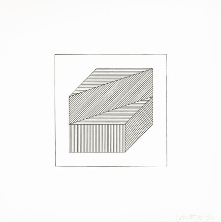 Siebdruck Lewitt - Twelve Forms Derived From a Cube 36