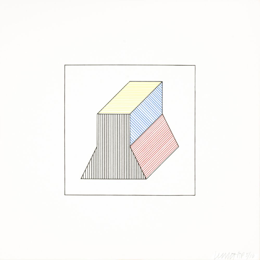 Siebdruck Lewitt - Twelve Forms Derived From a Cube 37