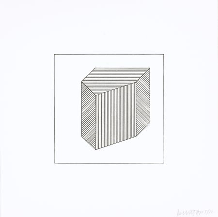 Siebdruck Lewitt - Twelve Forms Derived From a Cube 40