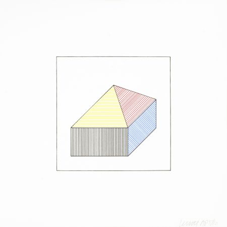 Siebdruck Lewitt - Twelve Forms Derived From a Cube 41