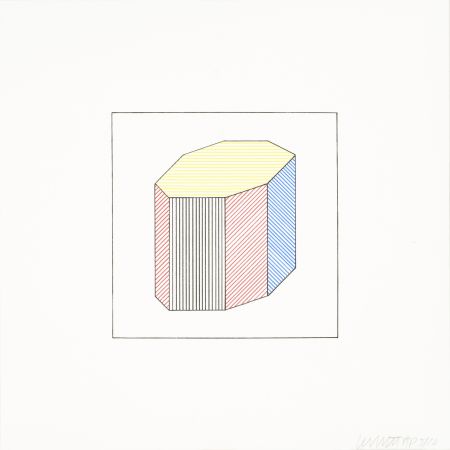 Siebdruck Lewitt - Twelve Forms Derived From a Cube 43