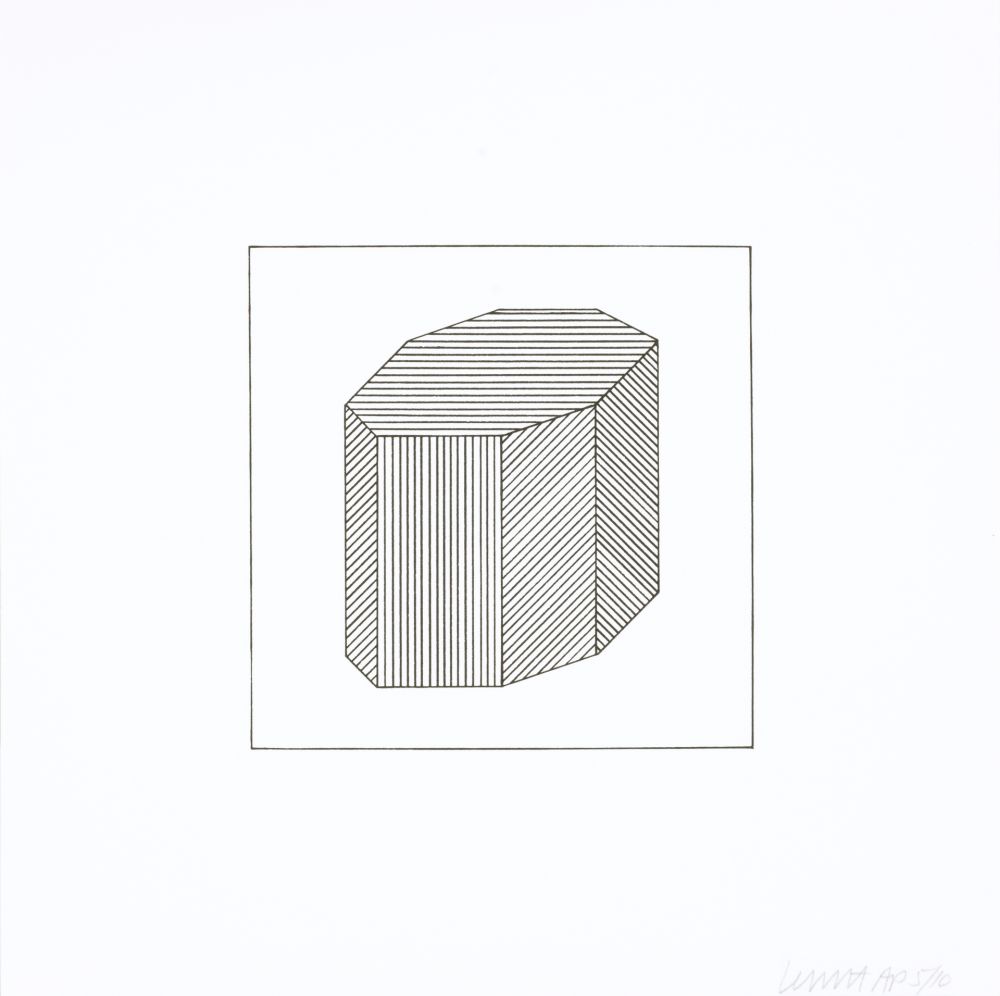 Siebdruck Lewitt - Twelve Forms Derived From a Cube 44