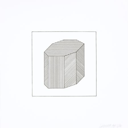 Siebdruck Lewitt - Twelve Forms Derived From a Cube 44