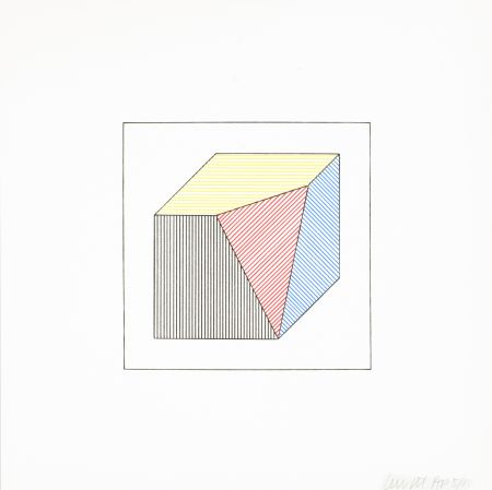 Siebdruck Lewitt - Twelve Forms Derived From a Cube 45
