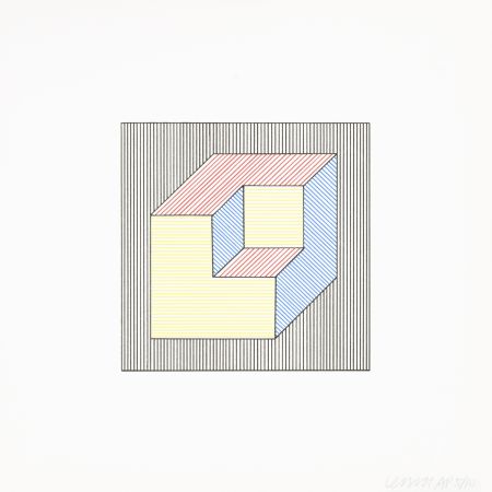 Siebdruck Lewitt - Twelve Forms Derived From a Cube 47
