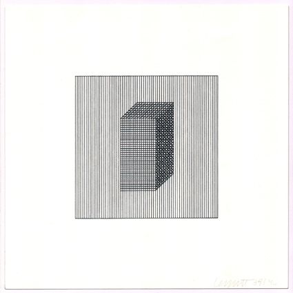 Siebdruck Lewitt - Twelve Forms Derived from a Cube (Set of 48) (3)