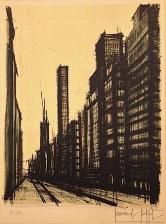 Lithographie Buffet - Twentieth Century America ll